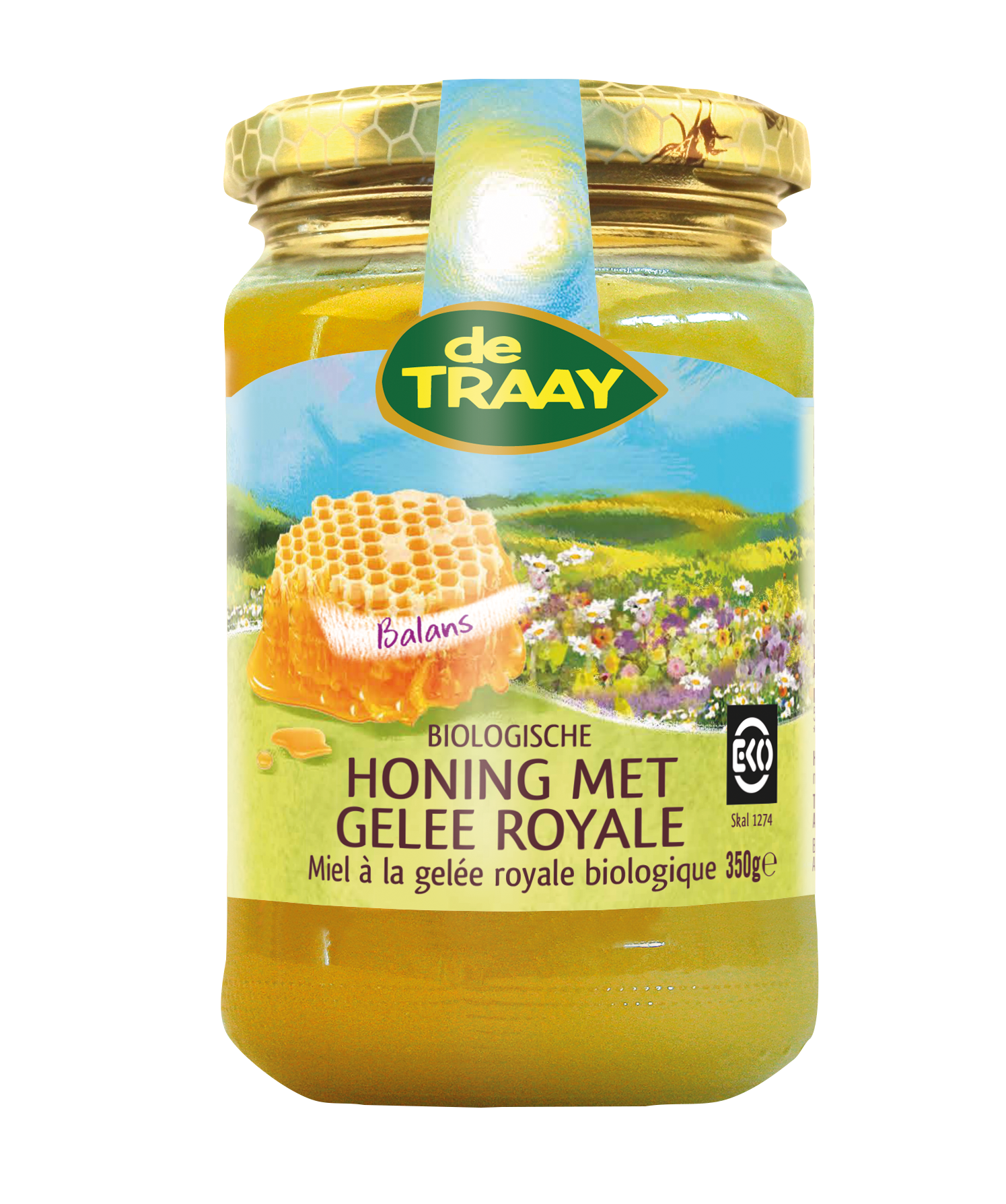 Organic honey with royal jelly