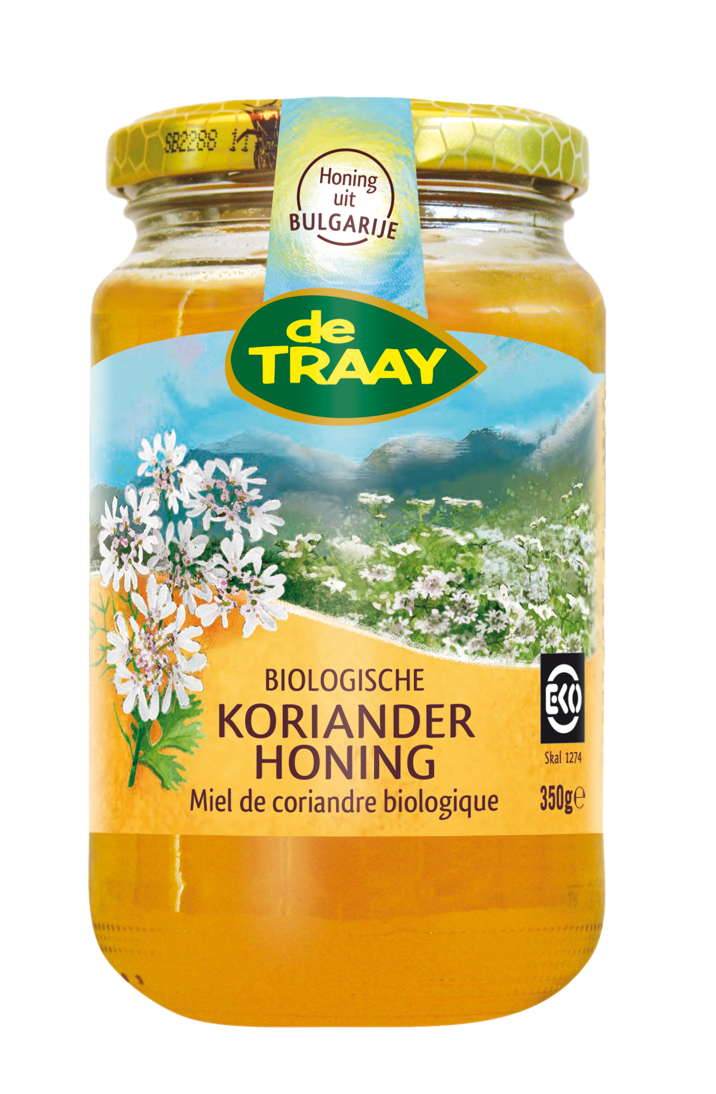 Organic coriander honey