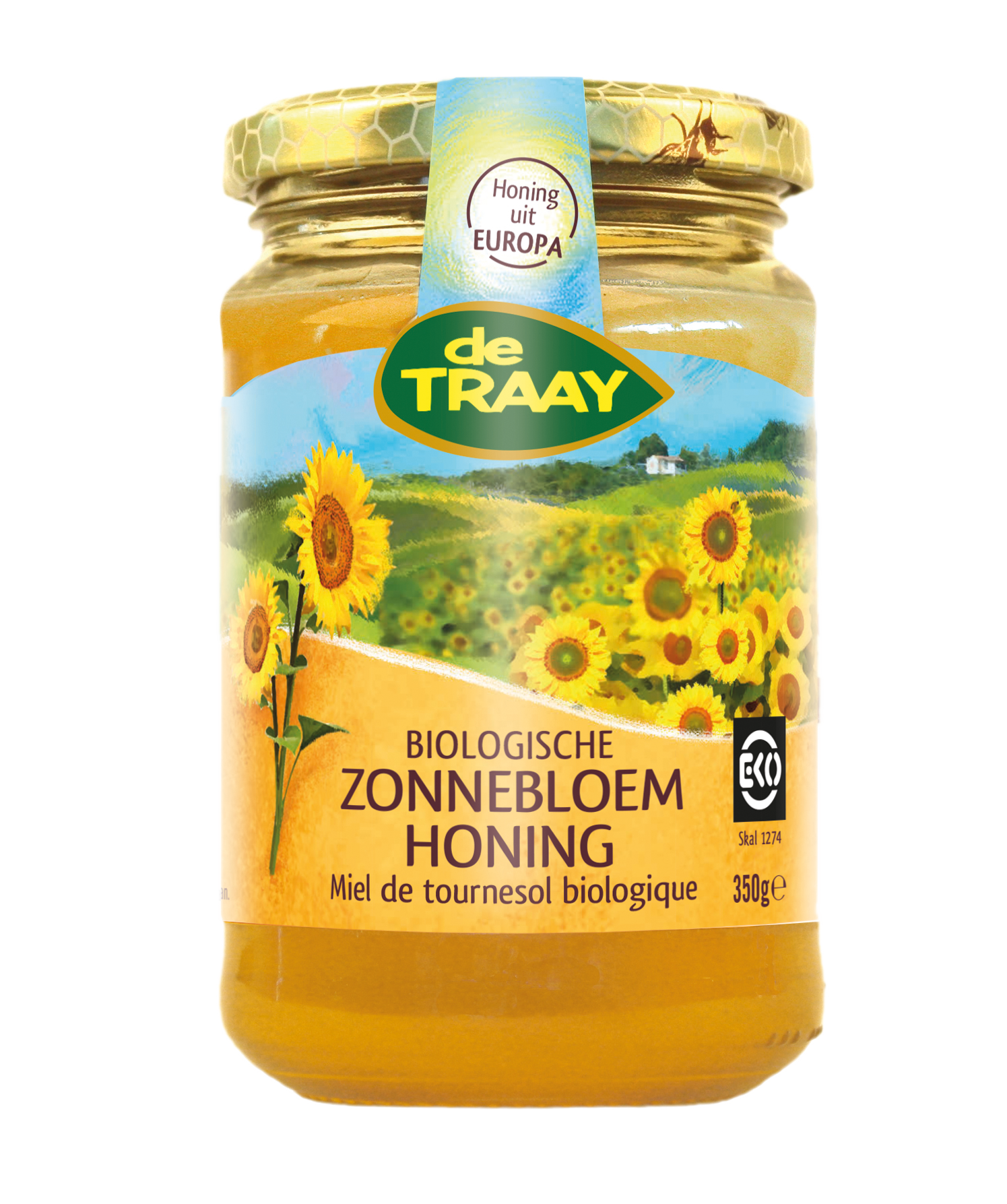 Organic sunflower  honey