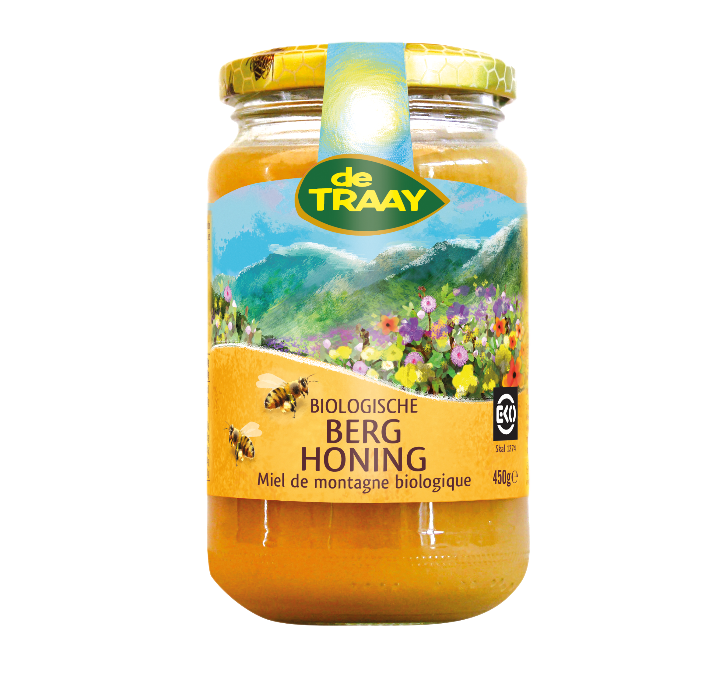 Organic mountain honey