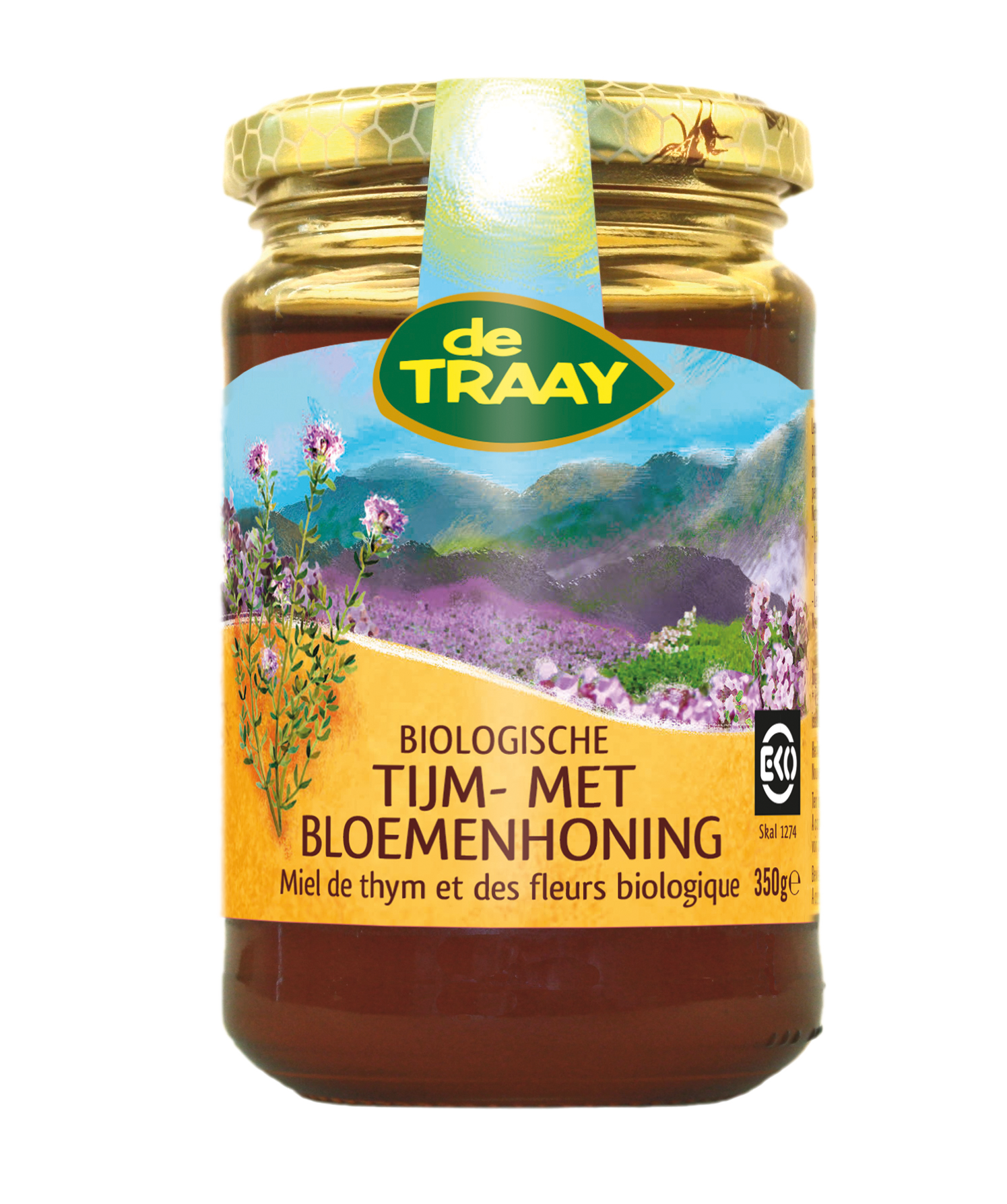 Organic thyme with bossom honey