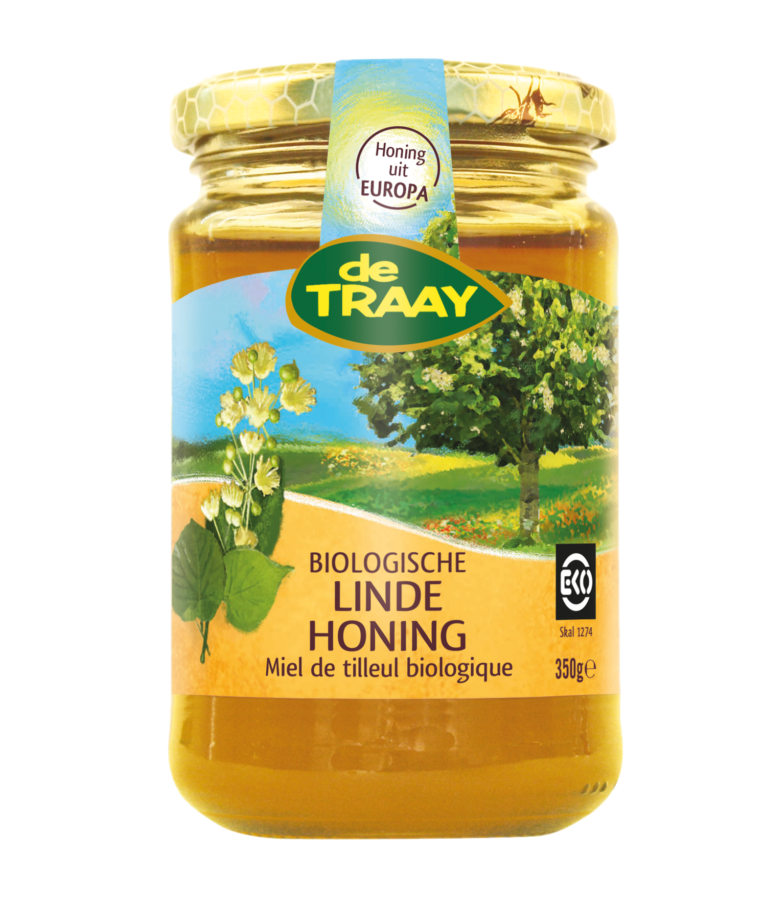 Organic linden honey