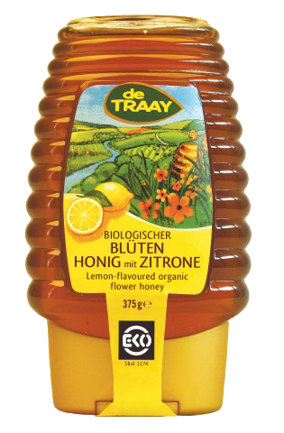 Lemon-flavoured Organic blossom honey